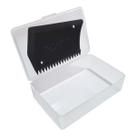 Caixa Porta Parafina com Raspador Grande - Wax Box Surfe Cor:Branco