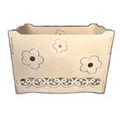 Caixa Porta Presentes Floral Em Mdf Provençal Para Decoração Festas