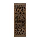 Caixa Porta Vinho Modelo Arabesco 12,3x9x36 Mdf Madeira Pintado Imbuia