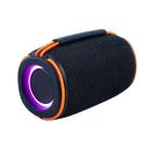 Caixa Portátil Bluetooth Luzes LED Roxa e Alça Caixa Portátil Bluetooth Luzes LED Roxa e Alça