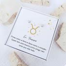 Caixa presente para joia/biju com frase de Signo de Touro Caixa presente para joia/biju com frase de Signo de Touro