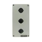 Caixa pvc Ace Schmersal de sobrepor 3 furos 22mm 80x160x85mm-169845