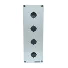 Caixa pvc Ace Schmersal de sobrepor 4 furos 22mm 80x230x85 cinza-169846