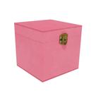 Caixa Quadrada com Dobradiça e Fecho Ouro Velho 10x10x10 Kit 5un Mdf Madeira Pintado Caixa Quadrada com Dobradiça e Fecho Ouro Velho 10x10x10 Kit 5un Mdf Madeira Pintado