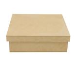 Caixa Quadrada Tampa Sapato 12x12x8 Mdf Madeira