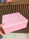 caixa quadradada rosa bebe c/10 unidades caixa quadradada rosa bebe c/10 unidades