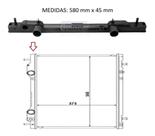 Caixa Radiador Marea Brava 2.0 1.8 16v 99/.. Superior 4,5
