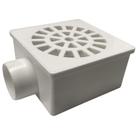 Caixa Ralo Sifonado Branco Quadrado/Redondo PVC Com Grelha Diversas Medidas