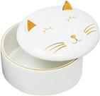 Caixa Redonda Gato 13CM em Ceramica MART 09856 - Moas Caixa Redonda Gato 13CM em Ceramica MART 09856 - Moas