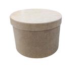 Caixa Redonda Mdf Cru 20x15 C/ Tampa Porta Panetone