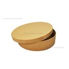Caixa Redonda Tampa Sapato M 31x7 Mdf Madeira