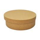 Caixa Redonda Tampa Sapato P 25x7 Mdf Madeira