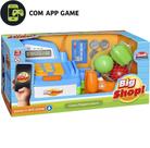 Caixa registradora big shop com som e luz azul - usual brinquedos (24831)