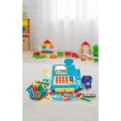 Caixa Registradora Infantil Azul c/ Calculadora Real e Acess