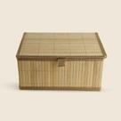 Caixa Retangular Bambu Nature- ACASA Caixa Retangular Bambu Nature- ACASA