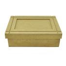 Caixa Retangular com Tampa Sapato para 1 Foto 18,5x13,5x5 Mdf Madeira