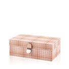 Caixa Retangular Em Madeira Detalhe Kanvas 25x15