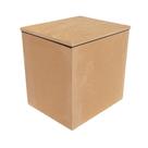 Caixa Retangular Grande Tampa Sapato 52x43x53 Mdf 4mm Madeira