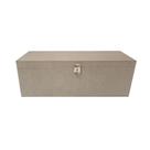 Caixa Retangular para Vinho com Dobradiça e Fecho 33x11x11 Kit 5un Mdf Madeira