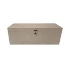 Caixa Retangular para Vinho com Dobradiça e Fecho 33x11x11 Mdf Madeira