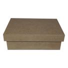 Caixa Retangular Tampa Sapato 16x11x5 Mdf Madeira
