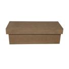 Caixa Retangular Tampa Sapato 18x6x6 Kit 5un Mdf Madeira