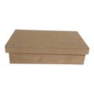 Caixa Retangular Tampa Sapato 20x12x5 Mdf Madeira