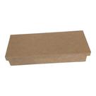 Caixa Retangular Tampa Sapato 26x10x5 Mdf Madeira