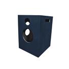 Caixa rlp vazia para moto emborrachada 2 10" + 2tw + 2driver