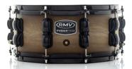 Caixa RMV FiberTech Avelã Wood 14x5,5 Casco Híbrido com Aros Inoxidáveis 1,7mm (Exclusiva)