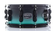 Caixa RMV FiberTech Turquesa Black Fade 14x6 Casco Híbrido com Aros Inoxidáveis 1,7mm (Exclusiva) Caixa RMV FiberTech Turquesa Black Fade 14x6 Casco Híbrido com Aros Inoxidáveis 1,7mm (Exclusiva)