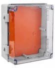 Caixa rohdbox 250x200x130mm cinza t.transp ip 66 - completa