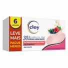 Caixa Sabonete com Hidratante Frutas Vernelhas Cloy - 6 Sabonetes 80g Caixa Sabonete com Hidratante Frutas Vernelhas Cloy - 6 Sabonetes 80g