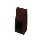Caixa Sacolinha com Visor G (12cm x 23m x 6cm) Marrom 10 unidades Assk