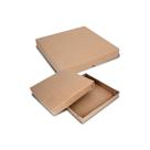 Caixa Salgadinho Parda 35x35 Com 25 Unidades