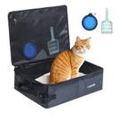 Caixa sanitária de viagem Luxtude para gatos impermeável portátil