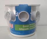 Caixa sifonada 150x150x50 com grelha quadrada
