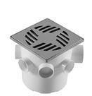 Caixa sifonada cromada quadrada 15x15 - Astra