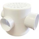 Caixa Sifonada Reboucas Red.Branco 10X10X50 Branco