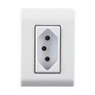 Caixa sobrepor c/1tomada 2p+t 10a 250v lizflex tramontina Caixa sobrepor c/1tomada 2p+t 10a 250v lizflex tramontina
