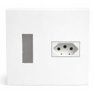 Caixa Sobrepor p/ Disjuntor 4x4 c/ Tomada 20A/250V Branco Caixa Sobrepor p/ Disjuntor 4x4 c/ Tomada 20A/250V Branco