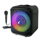 Caixa Som Amplificada Portátil Bluetooth 150W Rms com Microfone Fm Mp3 Usb Led Amvox Aca 150 Pop
