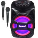 Caixa Som Amplificada Portátil Bluetooth 480W Rms Led Bateria Tws Amvox Aca 480 Viper II 2 Microfone Caixa Som Amplificada Portátil Bluetooth 480W Rms Led Bateria Tws Amvox Aca 480 Viper II 2 Microfone