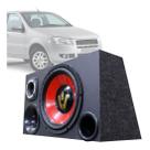 Caixa Som Automotivo Trio Completa Subwoofer Fiat Palio