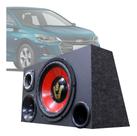 Caixa Som Automotivo Trio Completa Subwoofer Gm Onix Prisma