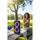 Caixa Som Bluetooth Grande 10W FM USB Pendrive LED