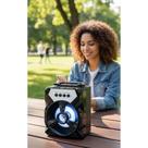 Caixa Som Bluetooth Portátil 200W Rádio FM MP3 PEN DRIVE