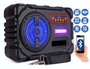 Caixa Som Bluetooth Portátil Amplificada Super Bass Maleta Grasep D-4135