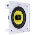 Caixa Som Jbl Ci6s Plus Alto Falante Arandela Quadrada 160w Embutir Gesso Branco