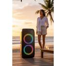Caixa Som Portátil 200W RMS Bluetooth 15H RGB USB
